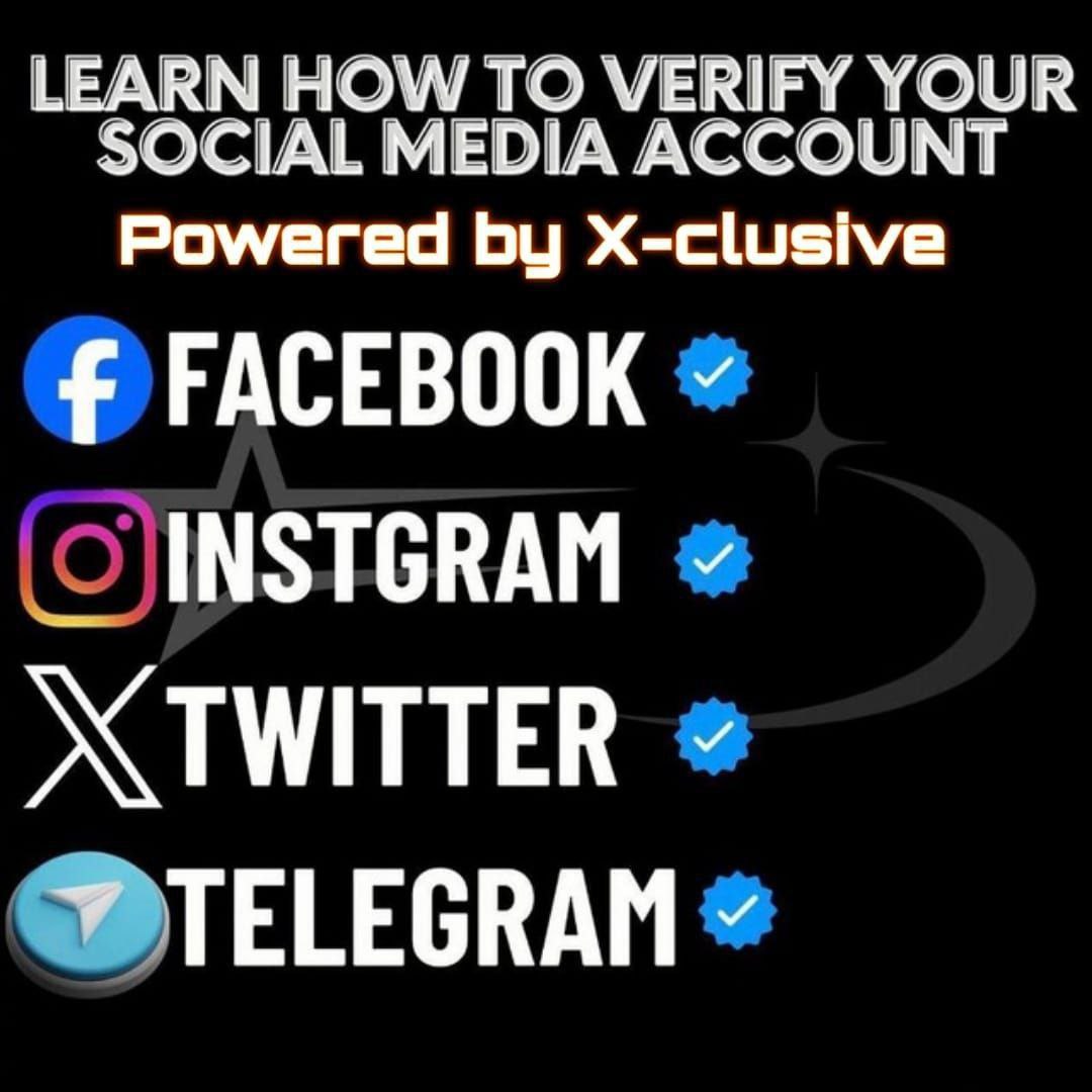 All SOCIAL MEDIA BLUE VERIFICATION TUTORIAL