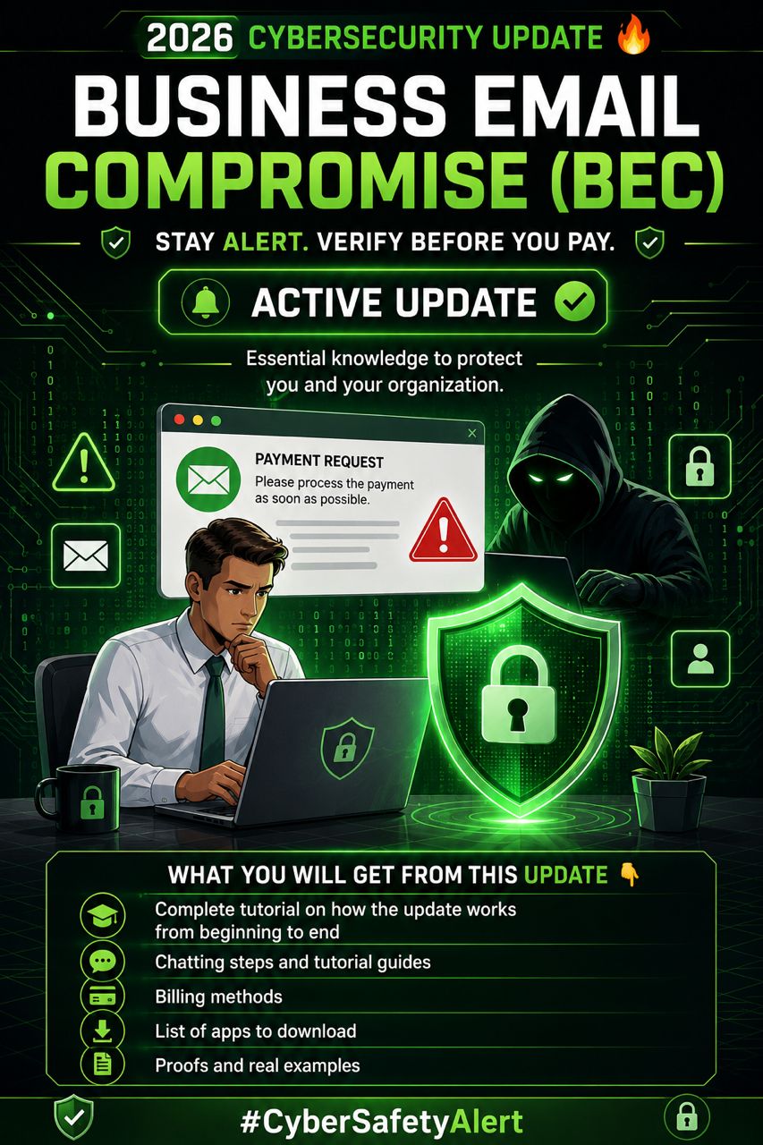 BEC UPDATE (BUSINESS EMAIL COMPROMISE)